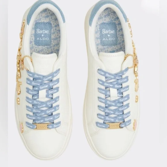 ALDO + Barbie™ x ALDO Barbiestep Charm Platform Sneakers size 6 new in Box - Picture 3 of 10